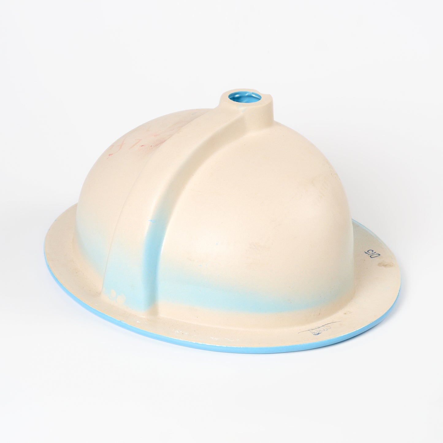 1970s Vintage Kohler Vitreous China New Orleans Blue 4" Centers Pennington Sink