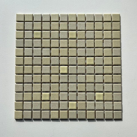 Vintage Yellow Korean 1970s Mosaic Floor Tile, 26 Sq Ft Lot - 23 Piece Set