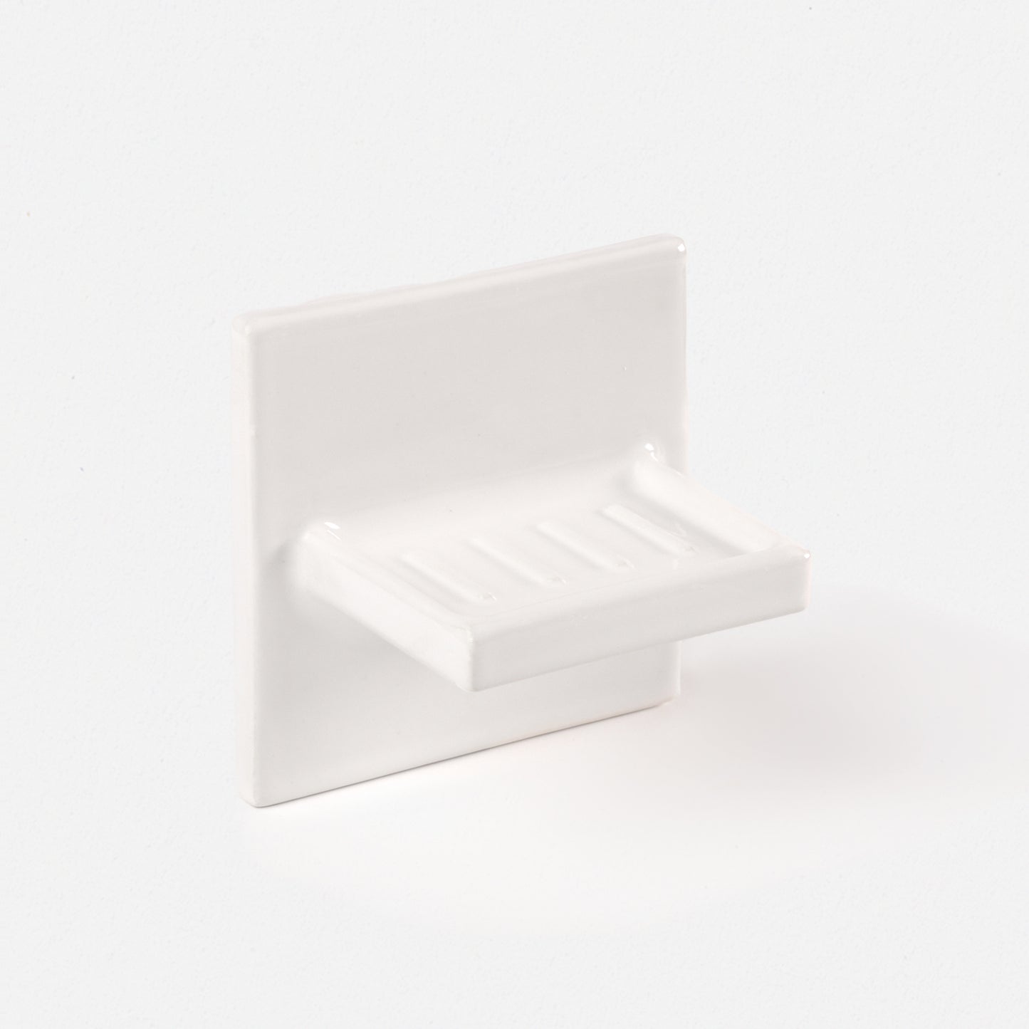 Classic 1960s White Soap Dish