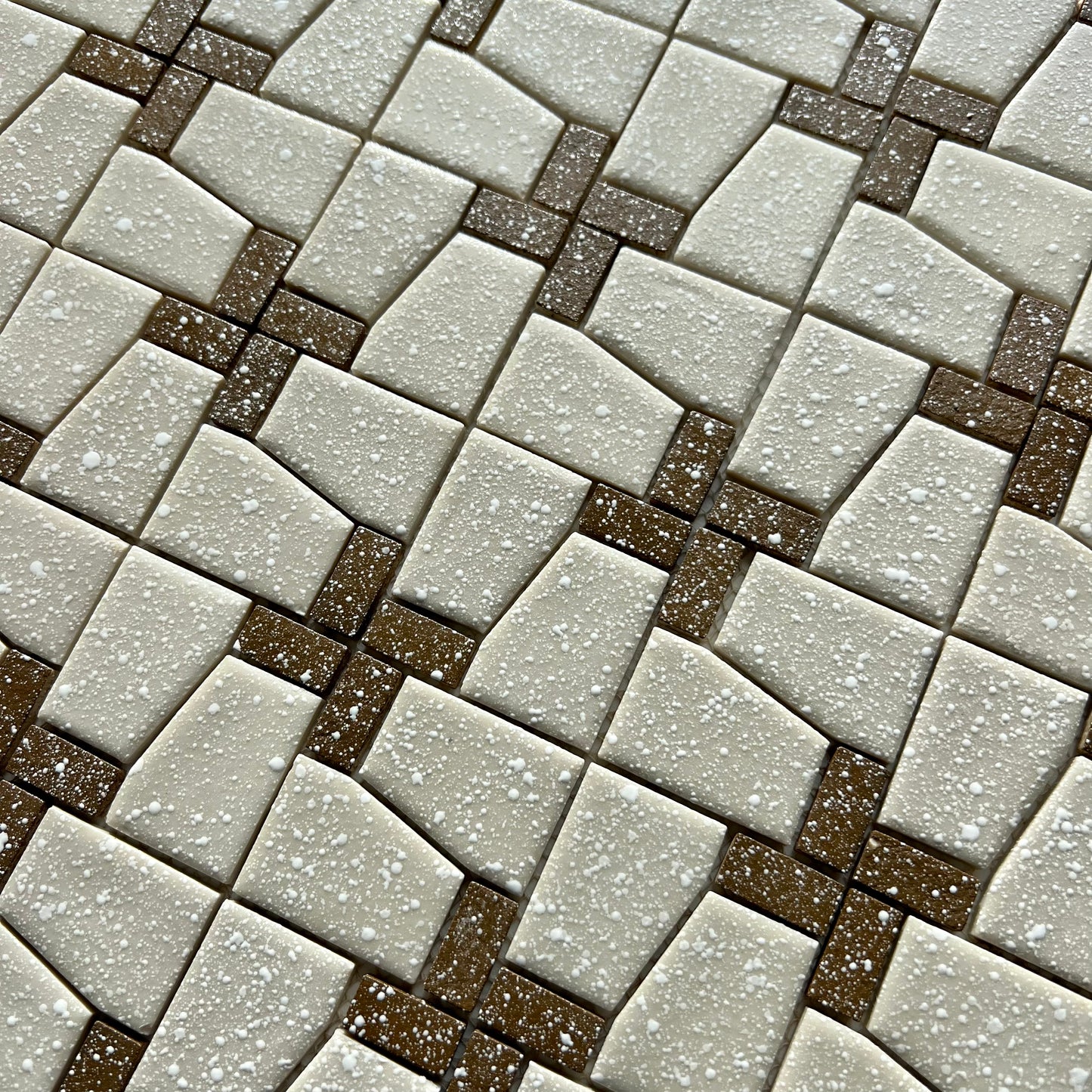 Vintage Japanese 1960s Floor/ Wall Tile, 20 Sq Ft Lot - 21 Piece Set, 40 Sq Ft Available