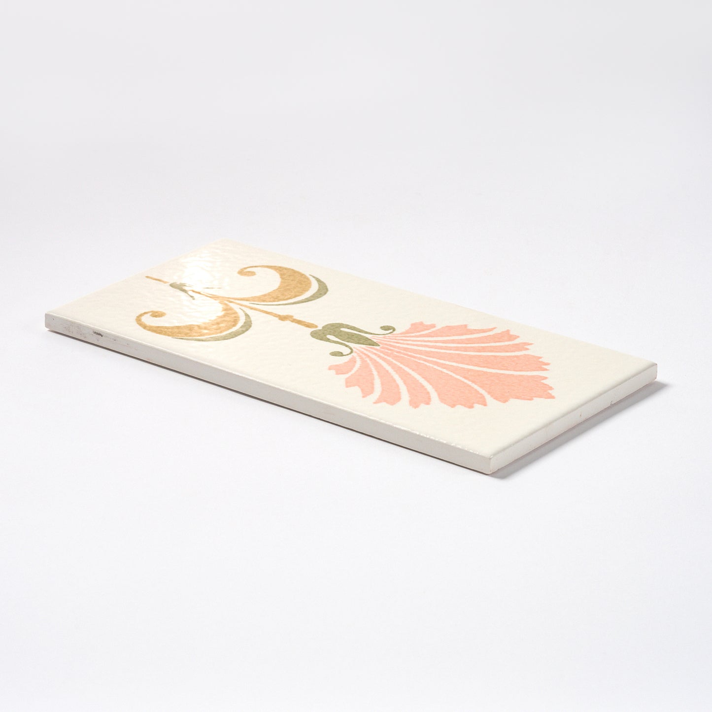 1970s Vintage Italian Floral Wall Tile, 390 Sq Ft Available - 10 Sq Ft Per Box