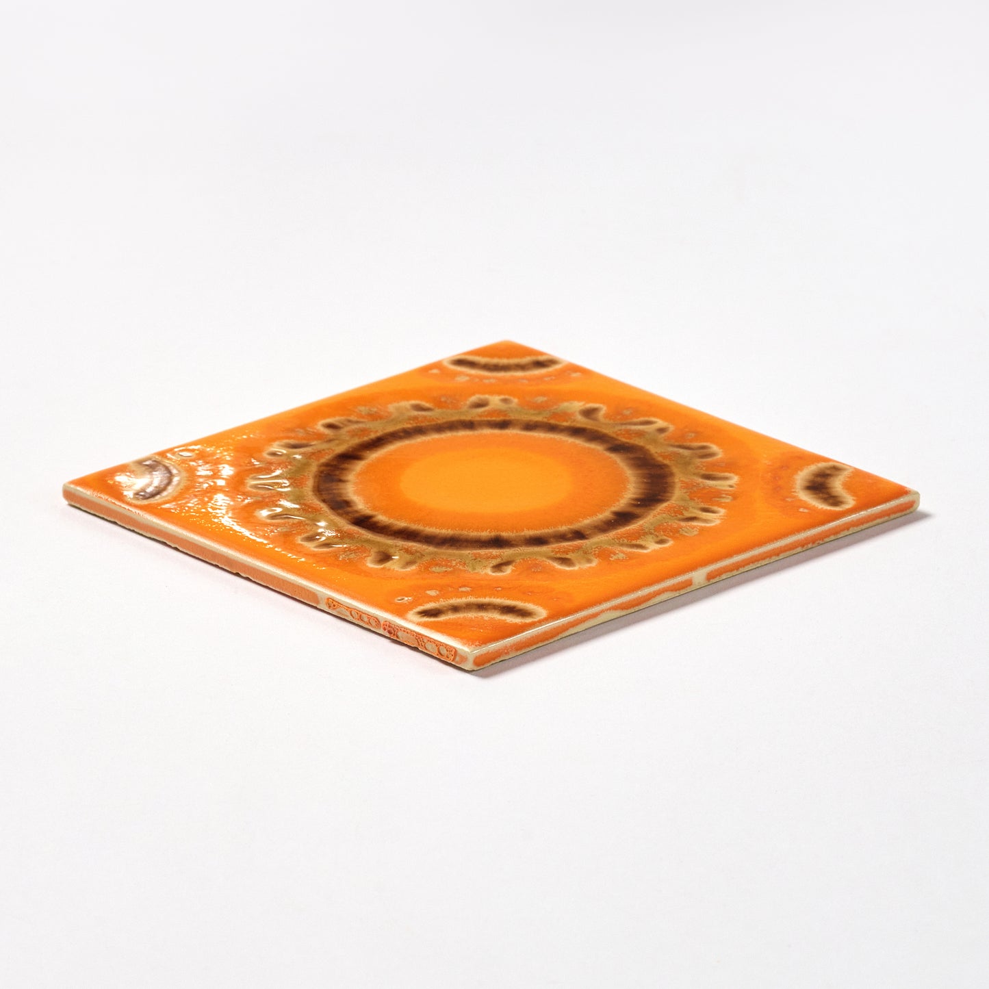 Mango Fat Lava Villeroy & Boch 1970s Wall Tile, 1180 Sq Ft Available - 12.5 Sq Ft Per Box