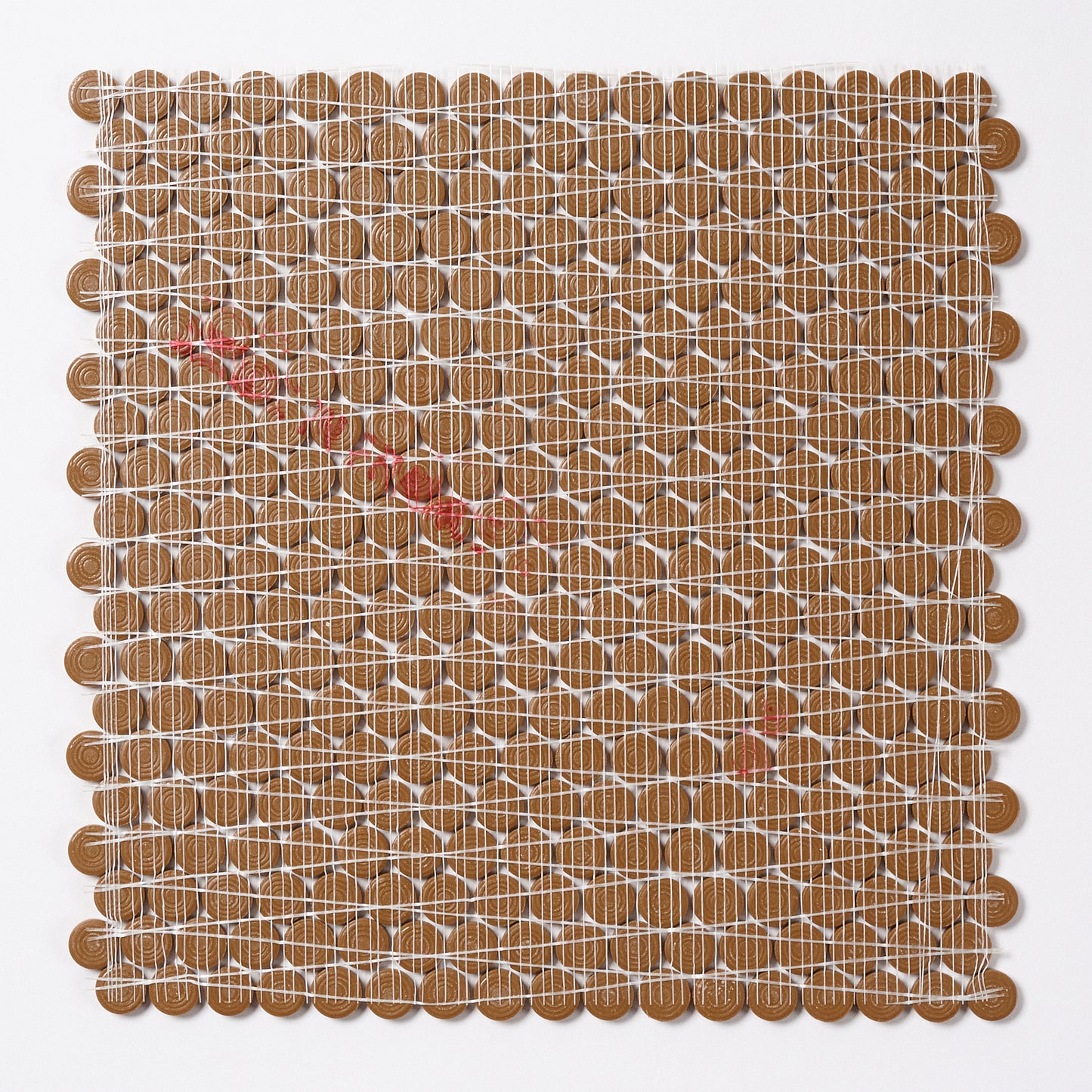 Vintage French Emaux de Briare 1970s Floor/ Wall Penny Tile, 860 Sq Ft Available - 21.5 Sq Ft Per Box