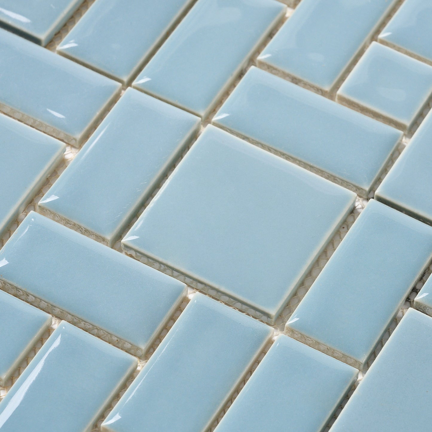 Vintage Blue Japanese 1960s Wall Tile, 78 Sq Ft Available - 13 Sq Ft Per Box