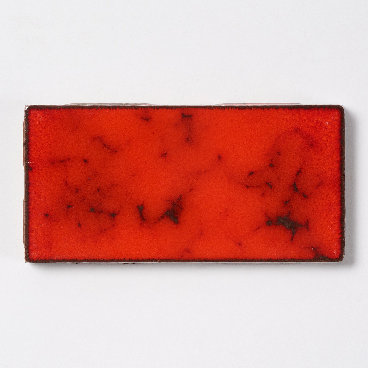 1980s American Olean Caribbean II "Aruba Red" Wall Tile, 12 Sq Ft Available