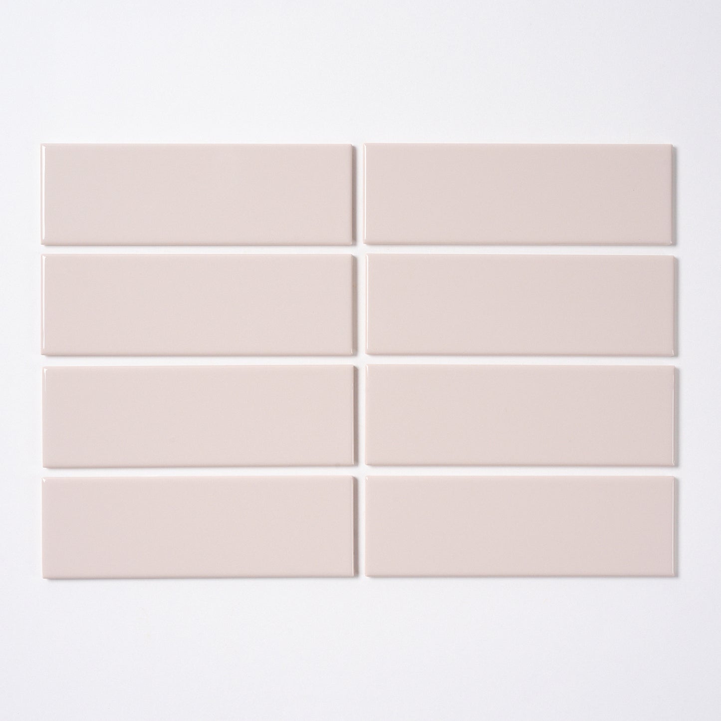 Vintage 1970s French Villeroy and Boch Mauve Porcelain Wall Tile, 880 Sq Ft Available - 20.5 Sq Ft Per Box