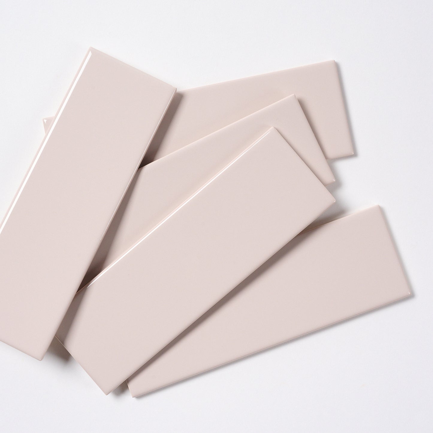 Vintage 1970s French Villeroy and Boch Mauve Porcelain Wall Tile, 880 Sq Ft Available - 20.5 Sq Ft Per Box