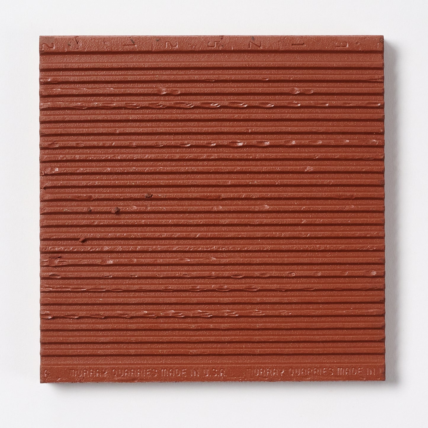 1980s American Olean Canyon Red Quarry Floor Tile, 99 Sq Ft Available - 11 Sq Ft Per Box