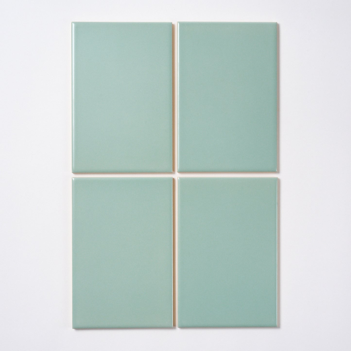 1950s Romany Glaucous Green Wall Tile, 304.5 Sq Ft Available - 10.5 Sq Ft Per Box