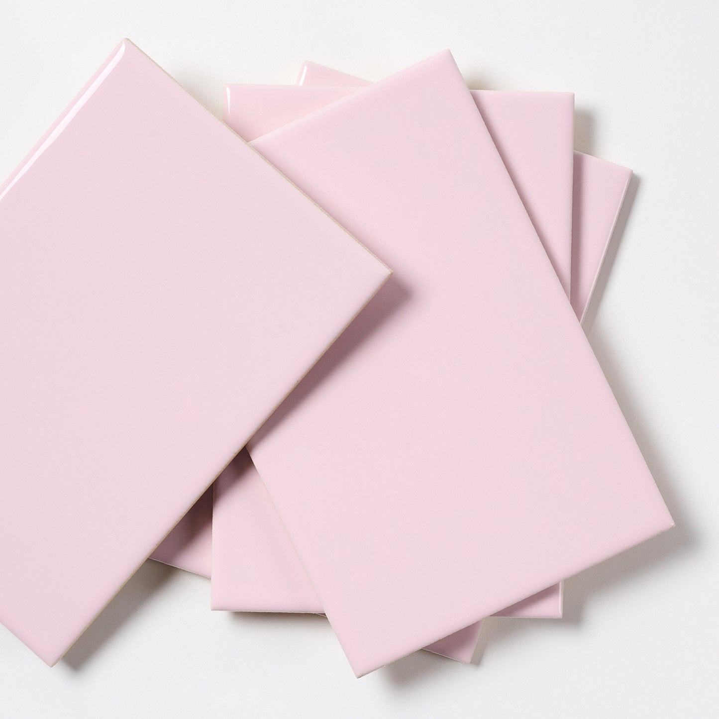 1950s Romany Petal Pink Wall Tile, 21 Sq Ft Available - 10.5 Sq Ft Per Box