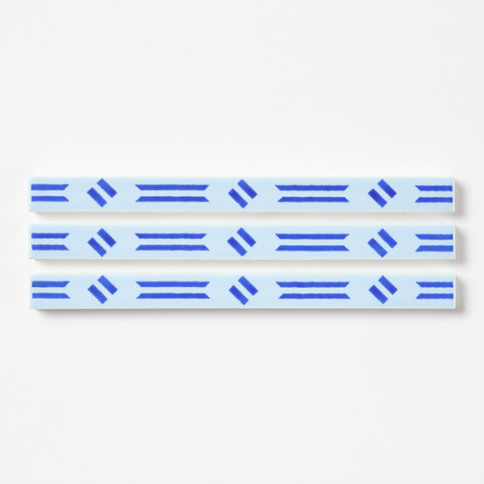 1920s Suntile Blue Trim Tile, 53 Pc Set - 26.5 Linear Feet Total