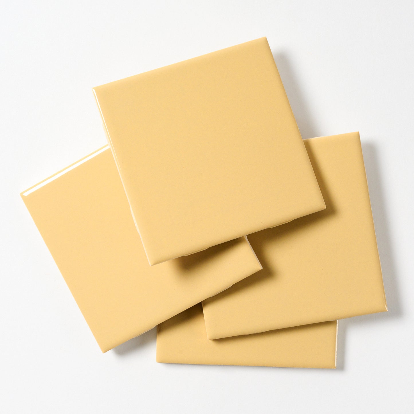 1970s Mid State Tile Harvest Gold Wall Tile, 52 Sq Ft Available - 13 Sq Ft Per Box