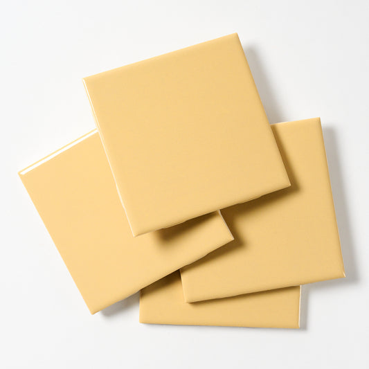 1970s Mid State Tile Harvest Gold Wall Tile, 52 Sq Ft Available - 13 Sq Ft Per Box