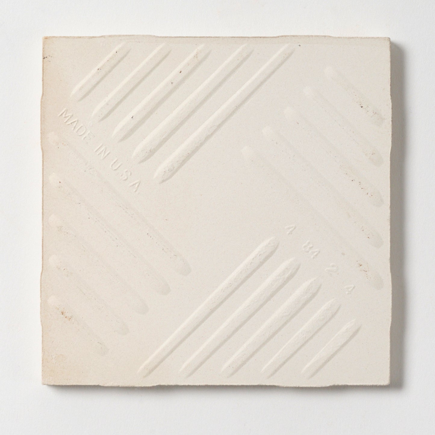 1970s Romany Spartan II Antique White Wall Tile, 21 Sq Ft Available - 10.5 Sq Ft Per Box