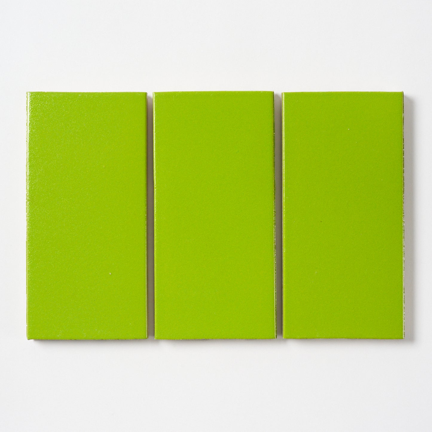 1960s Lime Green Philadelphia Subway Glazed Wall Brick Tile, 80 Sq Ft Available - 10 Sq Ft Per Box