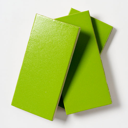 1960s Lime Green Philadelphia Subway Glazed Wall Brick Tile, 80 Sq Ft Available - 10 Sq Ft Per Box