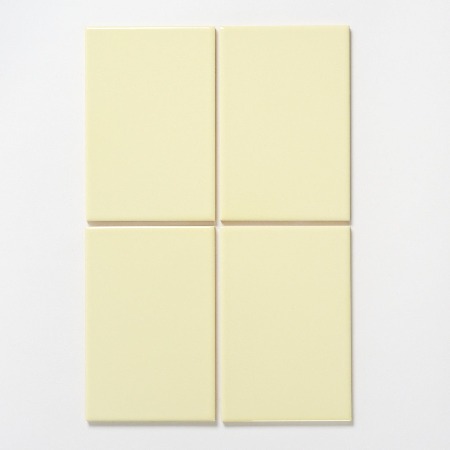 1950s Romany Pale Yellow Wall Tile, 21 Sq Ft Available - 10.5 Sq Ft Per Box