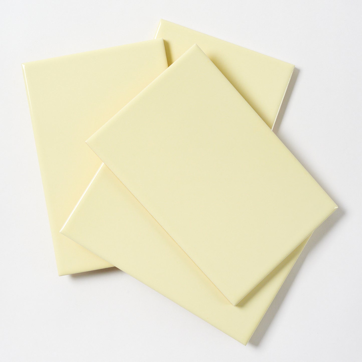 1950s Romany Pale Yellow Wall Tile, 21 Sq Ft Available - 10.5 Sq Ft Per Box