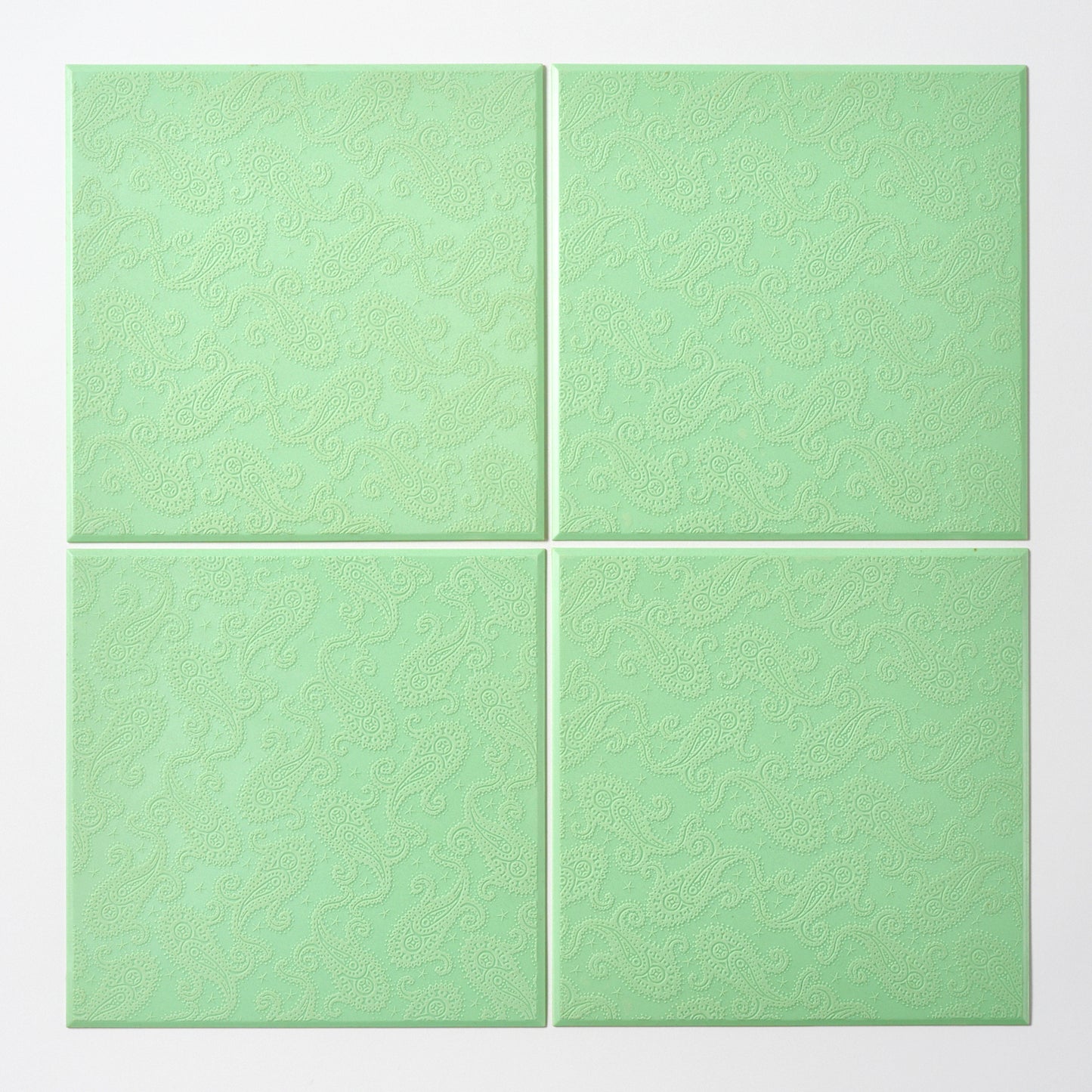 Vintage 1967 Majestic Tile Co. Mint Plastic Wall Tile, 29 Sq Ft Available