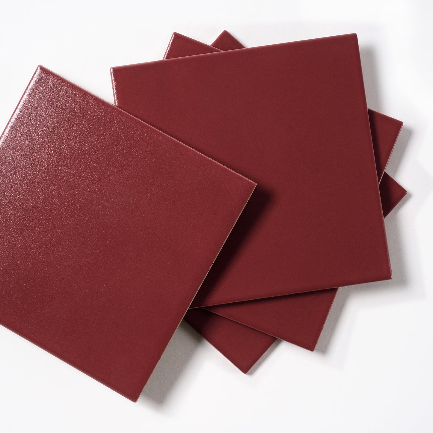 1980s Daltile Burgundy Floor Tile, 30 Sq Ft Available - 15 Sq Ft Per Box
