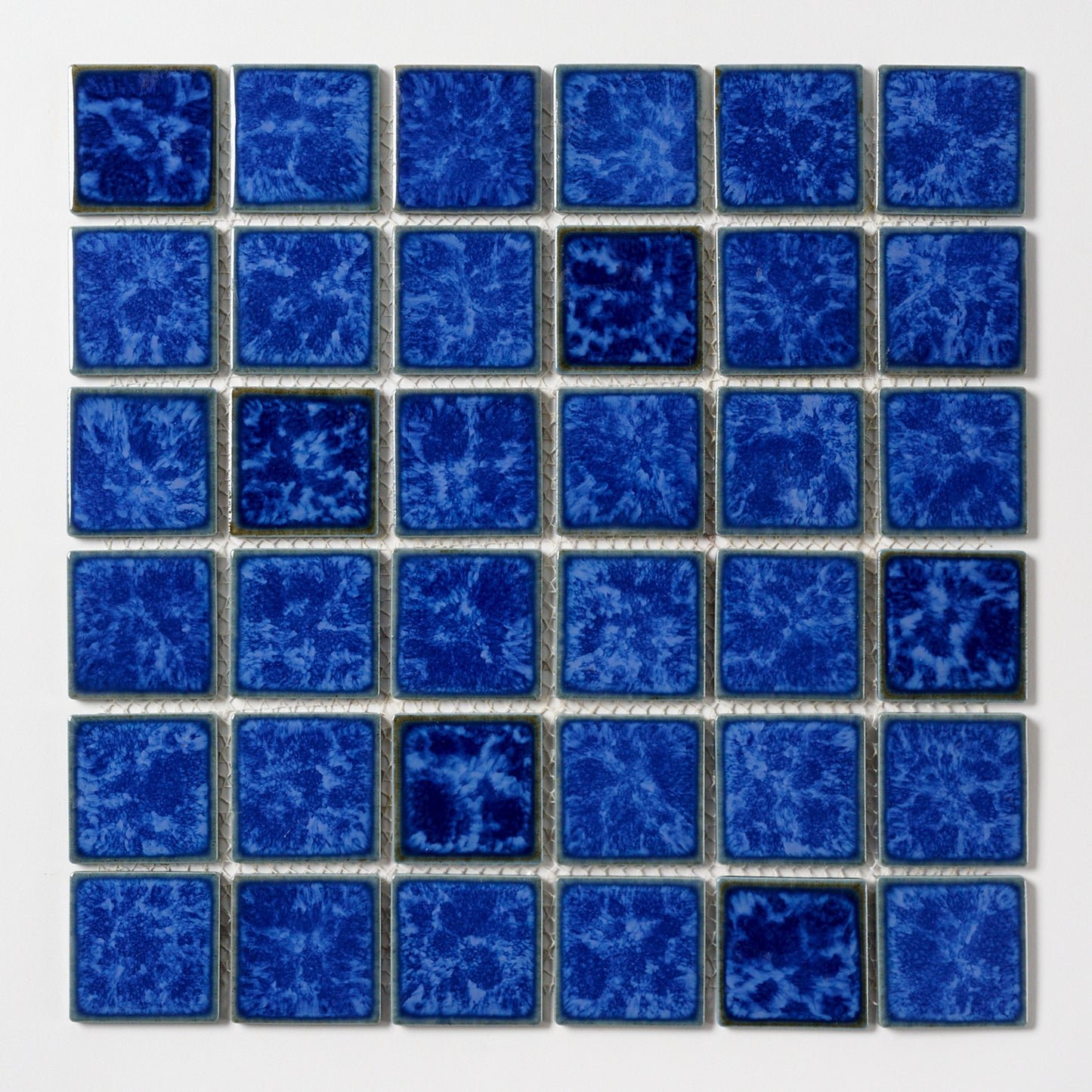 1980s Lake Blue Nat'l Pool Tile, 50 Sq Ft Available - 10 Sq Ft Per Box
