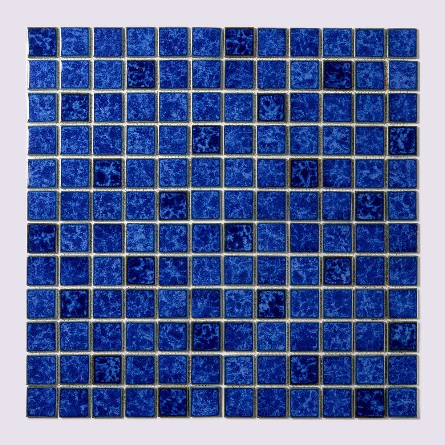 1980s Lake Blue Nat'l Pool Tile, 50 Sq Ft Available - 10 Sq Ft Per Box