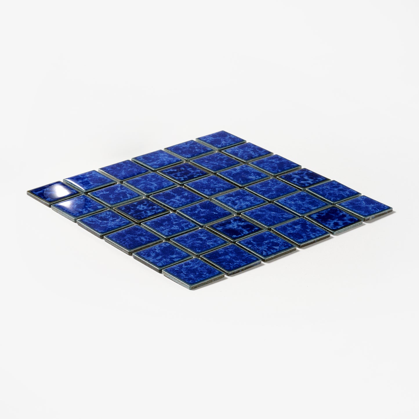 1980s Lake Blue Nat'l Pool Tile, 50 Sq Ft Available - 10 Sq Ft Per Box