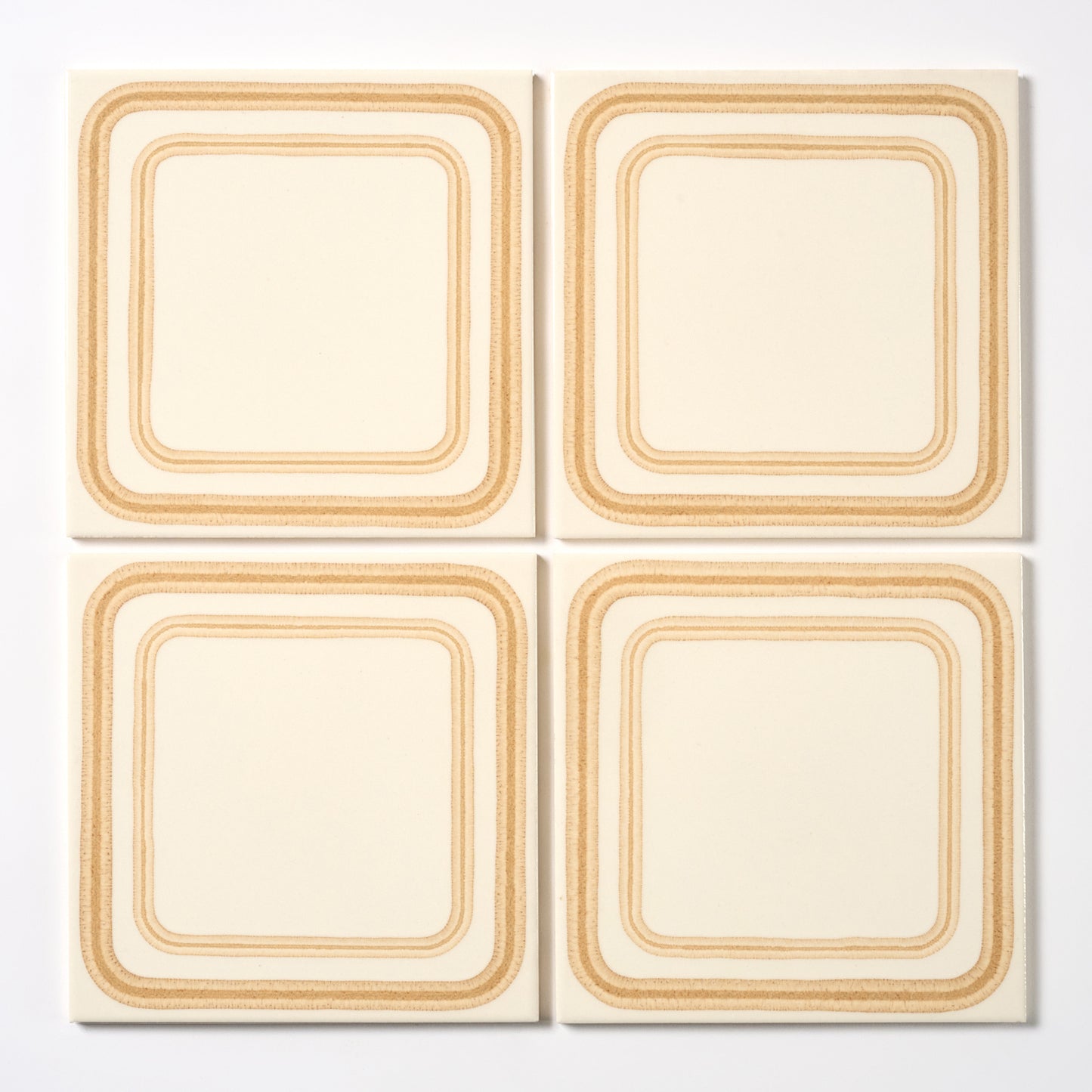 Vintage Cerabati 1980s Concentric Wall Tile, 435 Sq Ft Available - 15 Sq Ft Per Box
