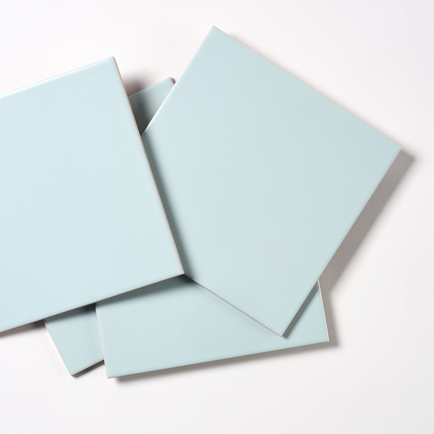 1980s Italian Light Blue Matte Floor Tile, 2,182 Sq Ft Available - 16.79 Sq Ft Per Box