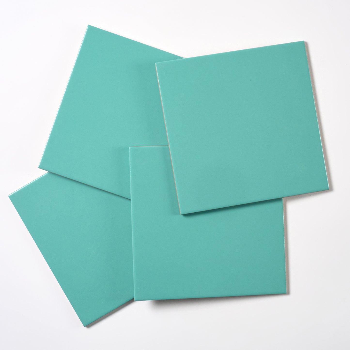 1980s Italian Turquoise Matte Floor Tile, 2,904 Sq Ft Available - 16.79 Sq Ft Per Box