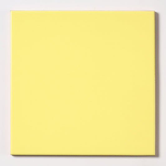 1980s Italian Glossy Yellow Wall Tile, 923 Sq Ft Available - 14.2 Sq Ft Per Box