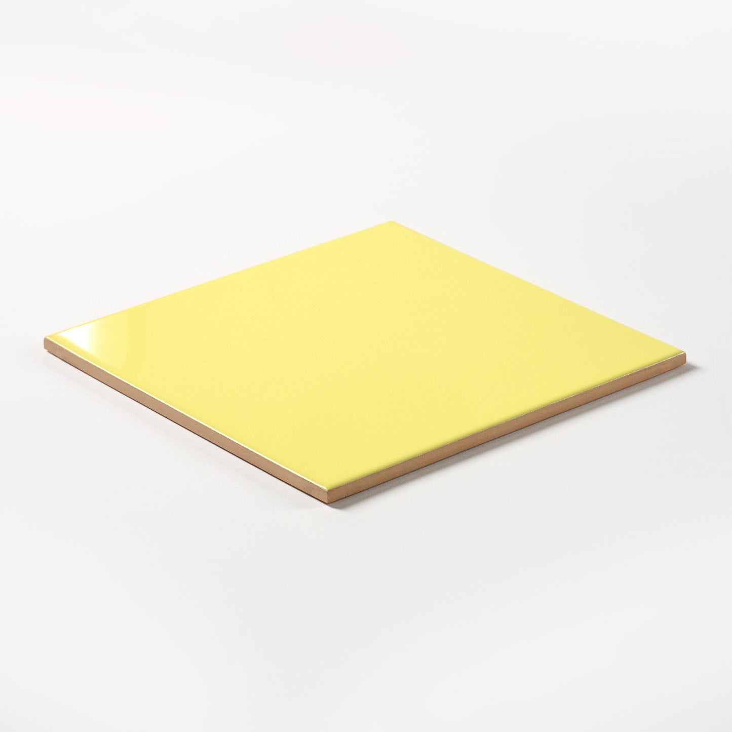 1980s Italian Glossy Yellow Wall Tile, 923 Sq Ft Available - 14.2 Sq Ft Per Box