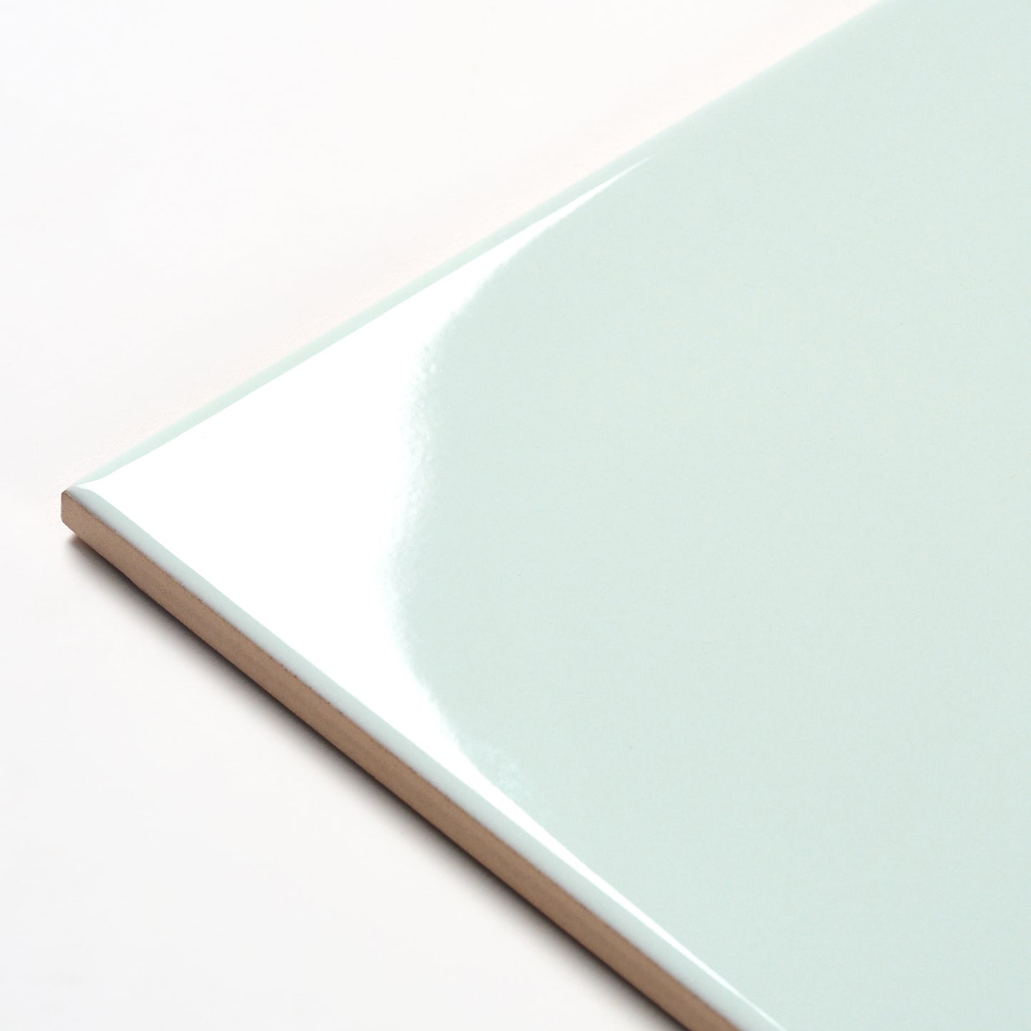 1980s Italian Glossy Aqua Wall Tile, 511 Sq Ft Available - 14.2 Sq Ft Per Box