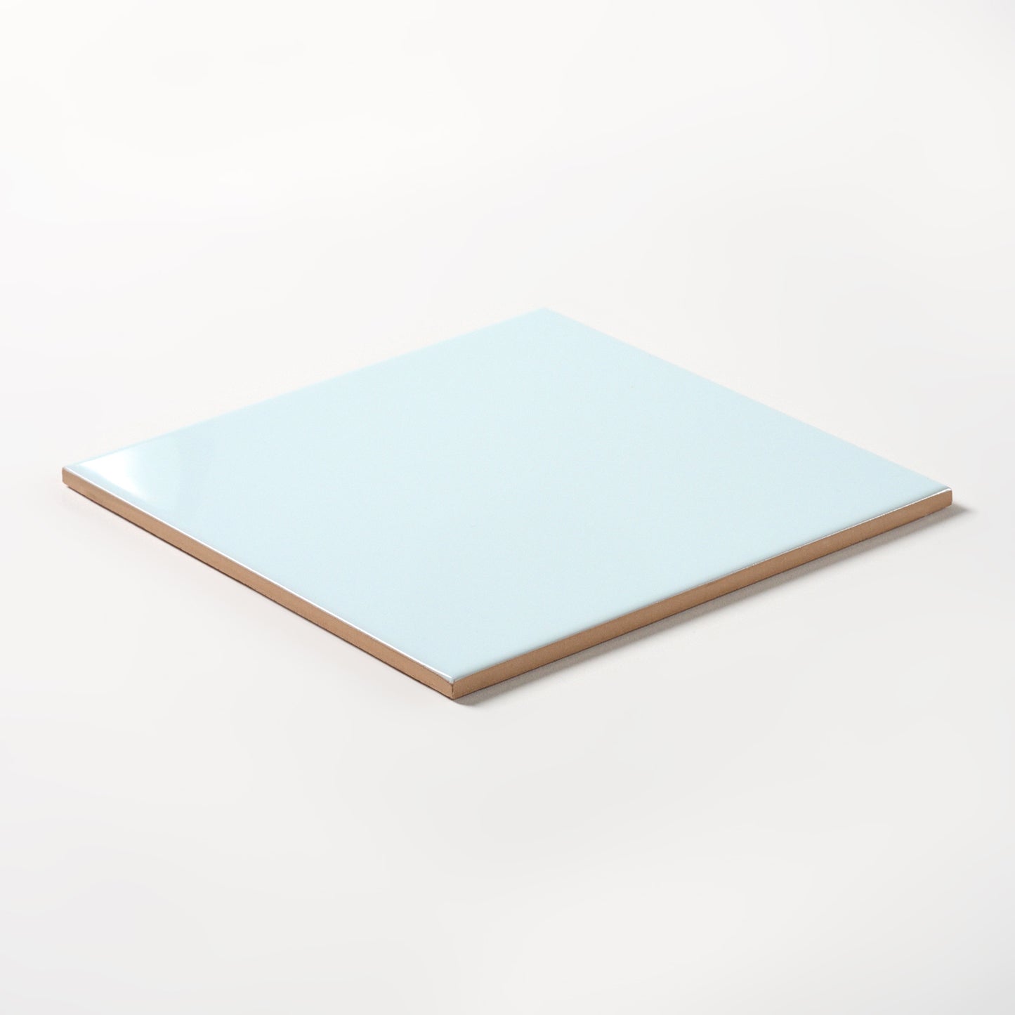 1980s Italian Glossy Light Blue Wall Tile, 1,377 Sq Ft Available - 14.2 Sq Ft Per Box
