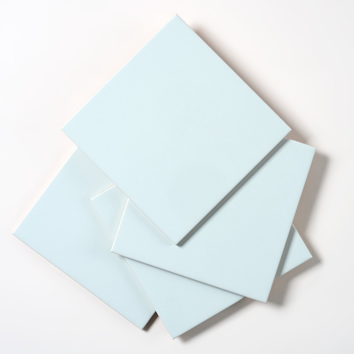 1980s Italian Glossy Light Blue Wall Tile, 1,377 Sq Ft Available - 14.2 Sq Ft Per Box