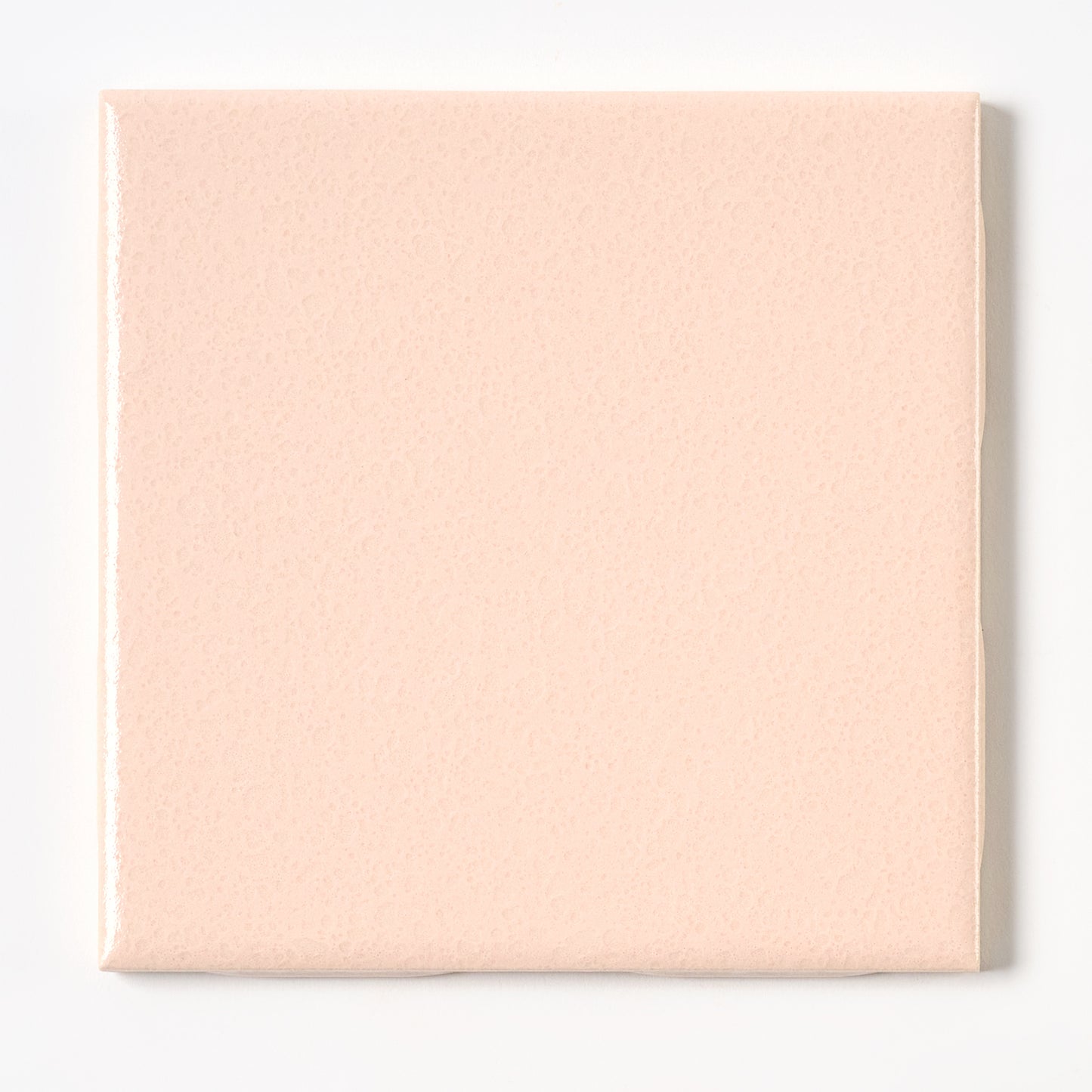 1990s Mannington Soft Peach Crystal Glaze Wall Tile, 444 Sq Ft Available - 12 Sq Ft Per Box