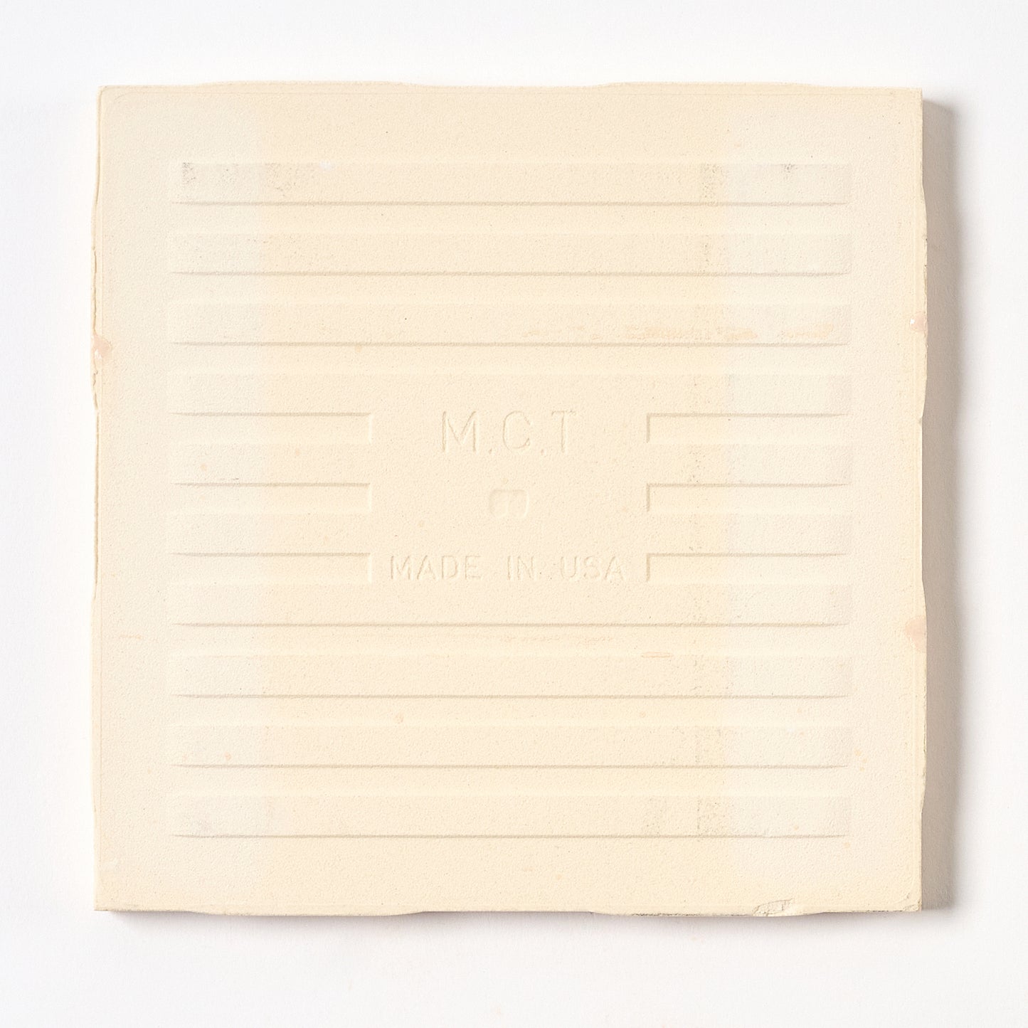 1990s Mannington Soft Peach Crystal Glaze Wall Tile, 444 Sq Ft Available - 12 Sq Ft Per Box