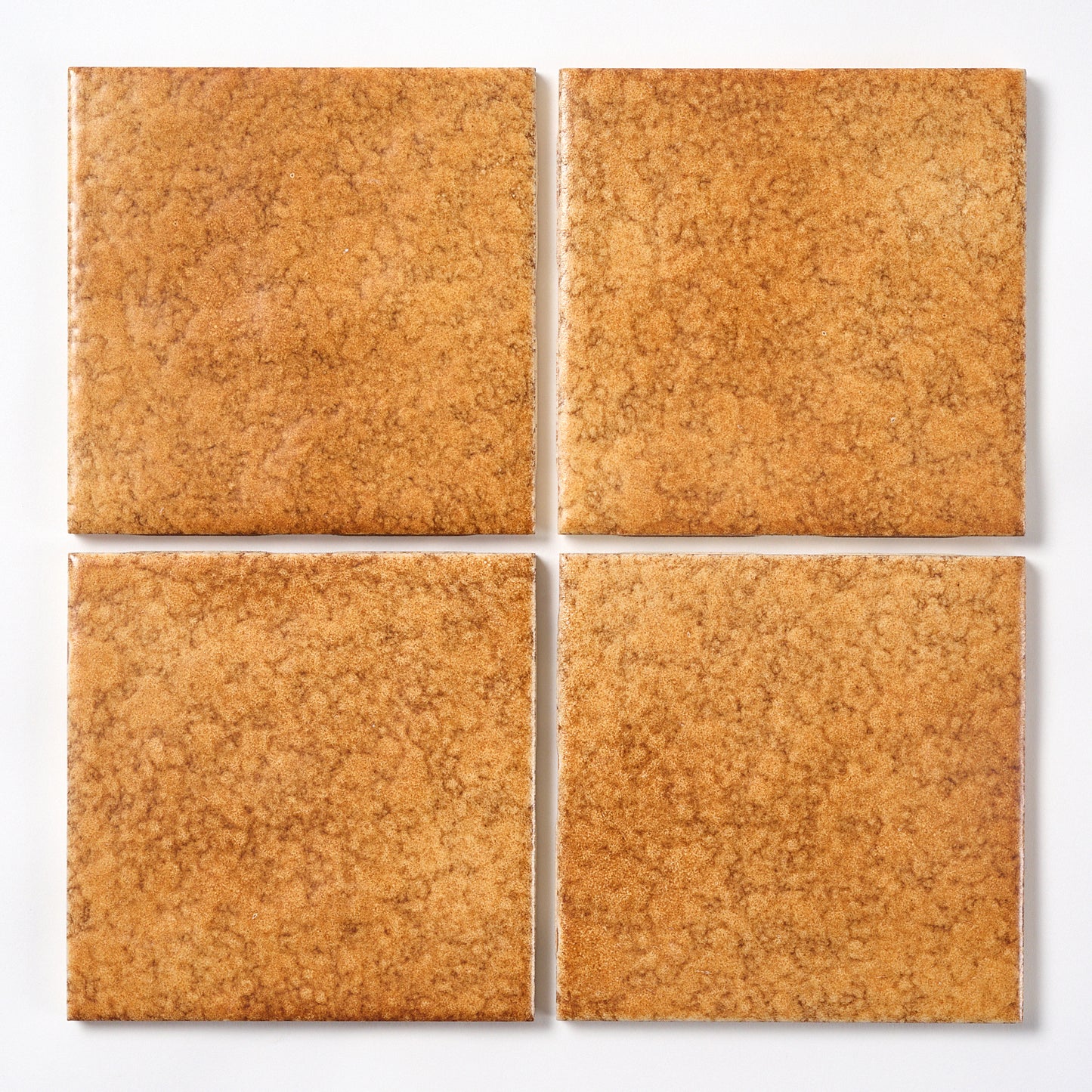 1980s FLORIDA TILE Matte Tuscany Sienna Gold Wall Tile, 15 Sq Ft Available