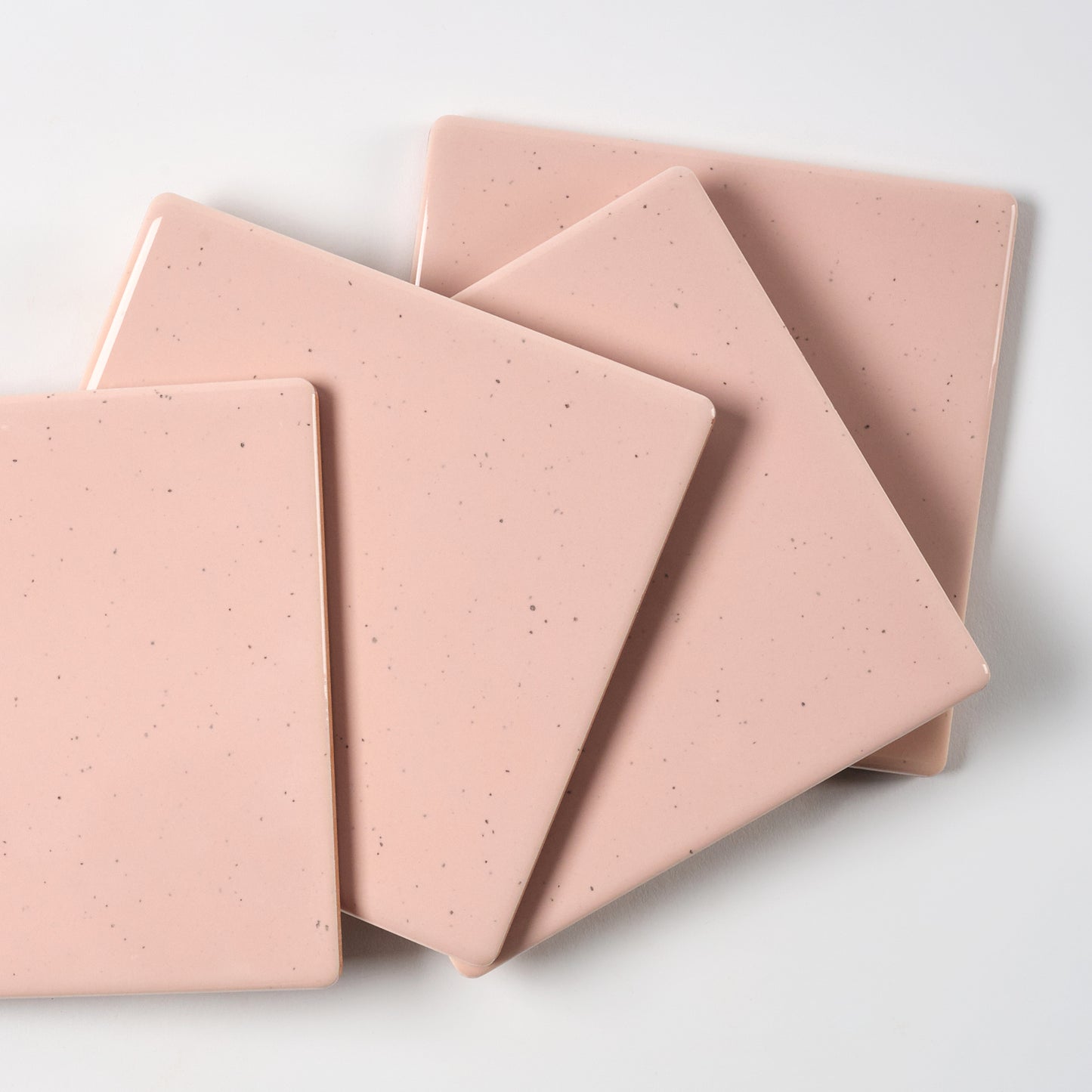 1980s Vintage Italian Pink Wall Tile, 528 Sq Ft Available - 11 Sq Ft Per Box