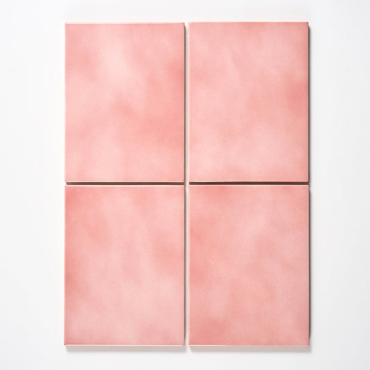 1980s Vintage Gloss Pink Wall Tile, 176 Sq Ft Available - 11 Sq Ft Per Box