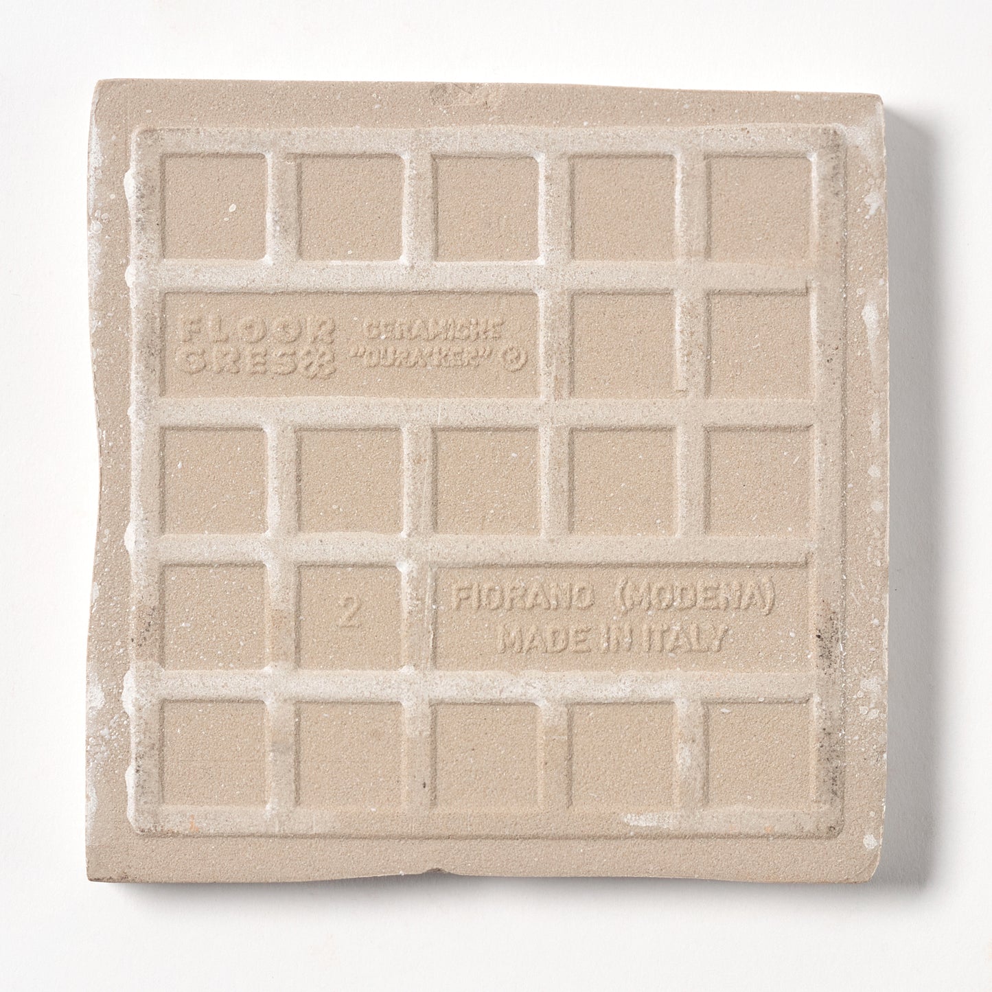1980s Vintage Italian White Mixed Totem Tile, 18 Sq Ft Available