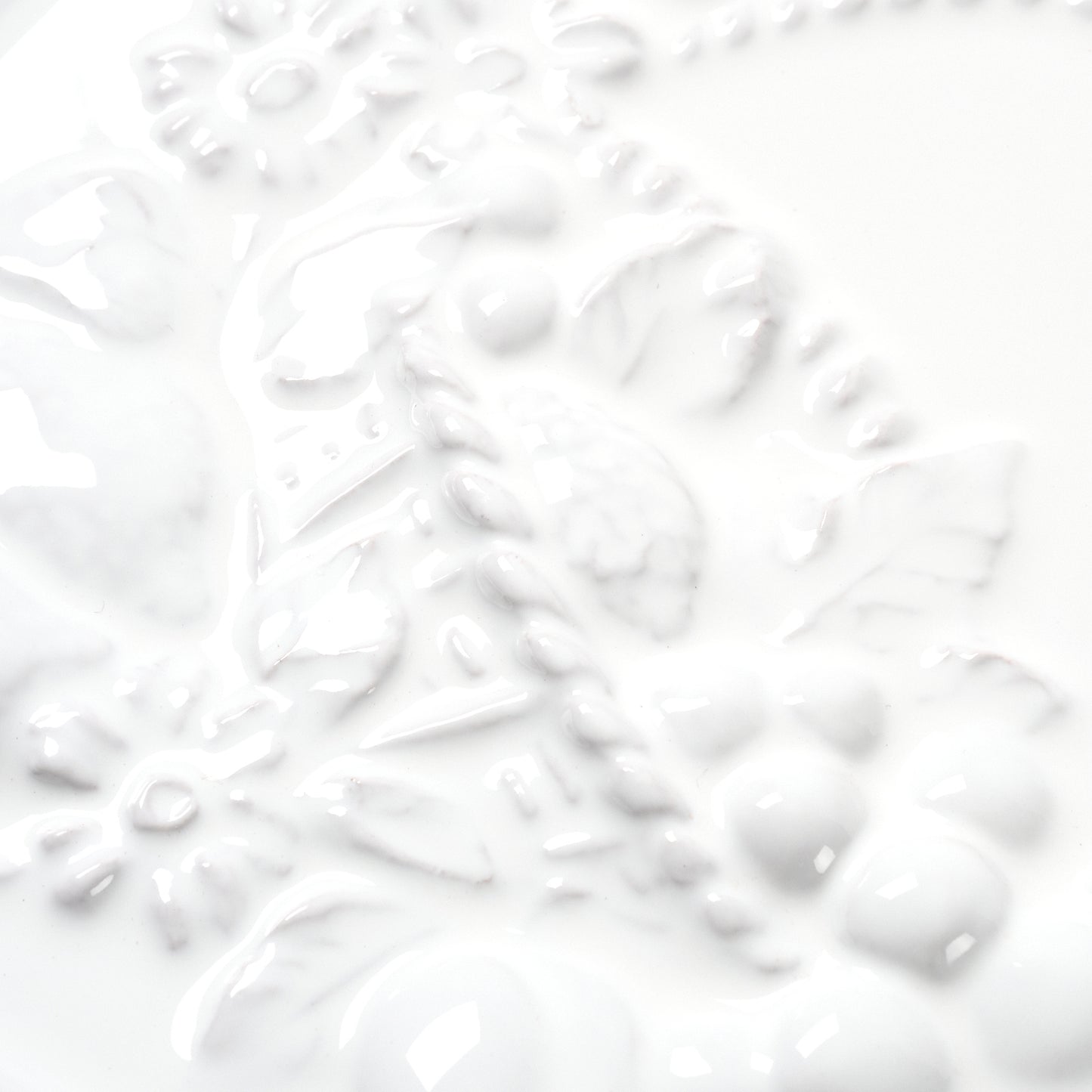 1980s Vintage Italian Raised White Fruit Basket Tile, 18 Sq Ft Available