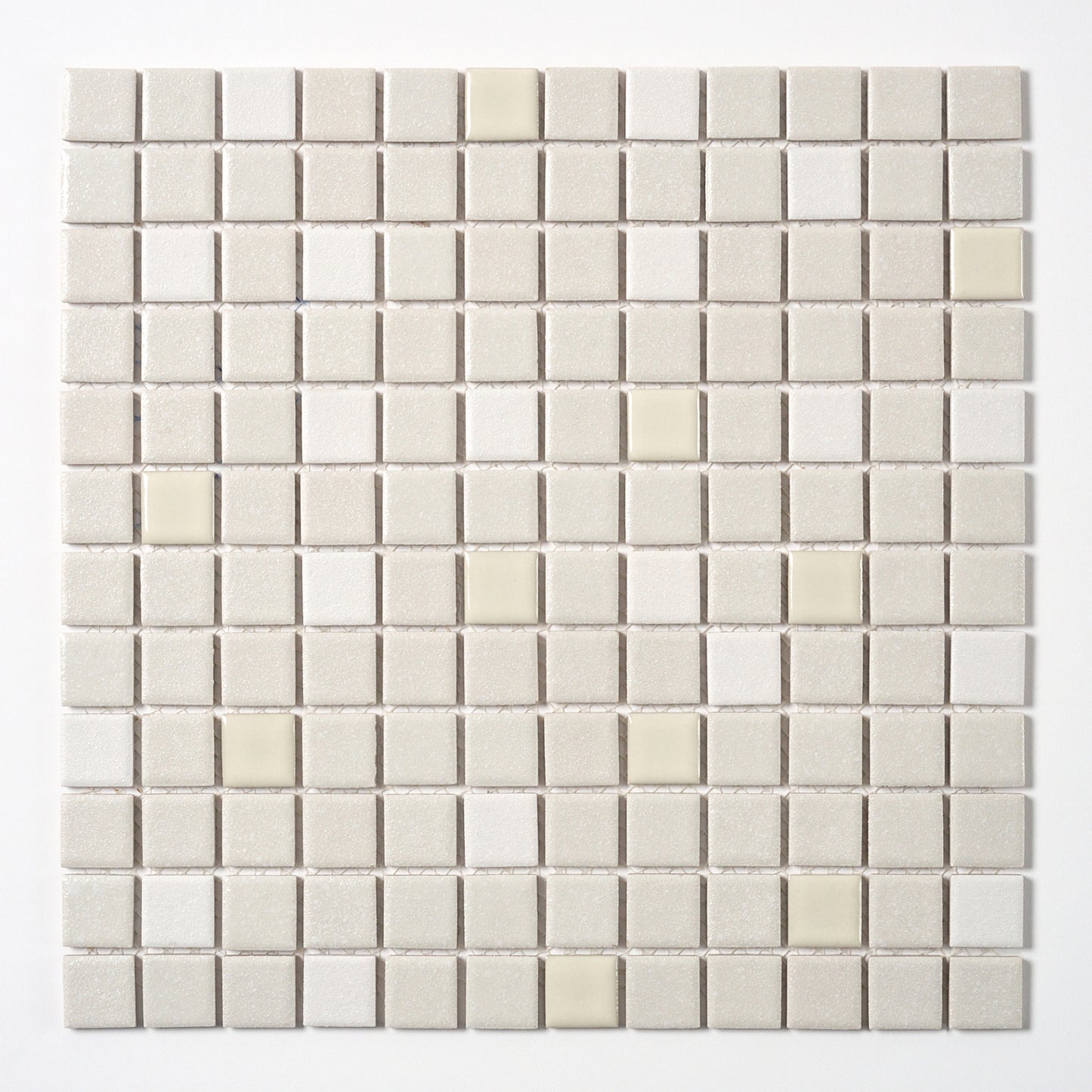 Vintage 1980s Gray Glazed Mosaic Floor Tile, 100 Sq Ft Available - 25 Sq Ft Per Box