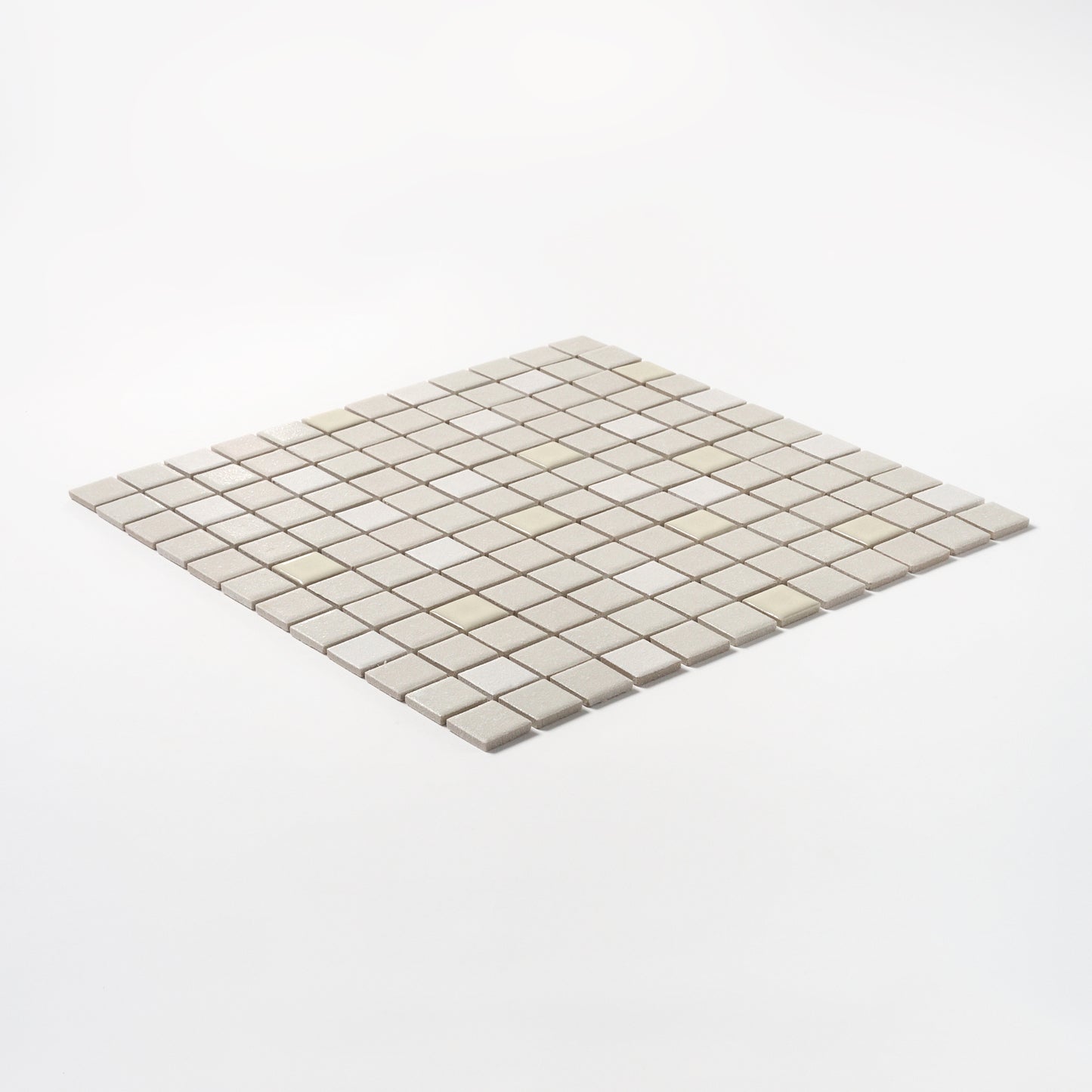 Vintage 1980s Gray Glazed Mosaic Floor Tile, 100 Sq Ft Available - 25 Sq Ft Per Box