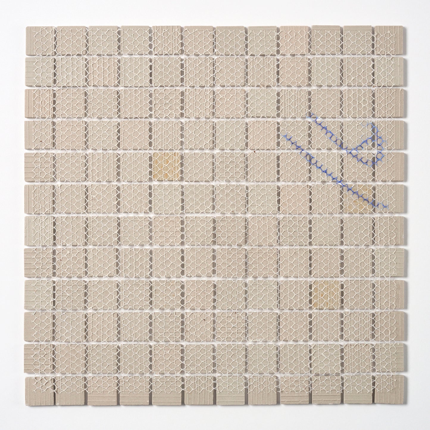 Vintage 1980s Gray Glazed Mosaic Floor Tile, 100 Sq Ft Available - 25 Sq Ft Per Box