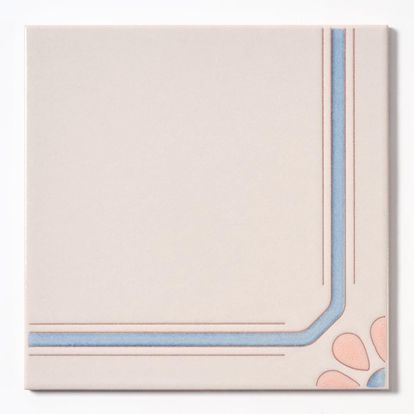 1980s "Massachusetts" Italian Floral Floor Tile, 864 Sq Ft Available - 18 Sq Ft Per Box