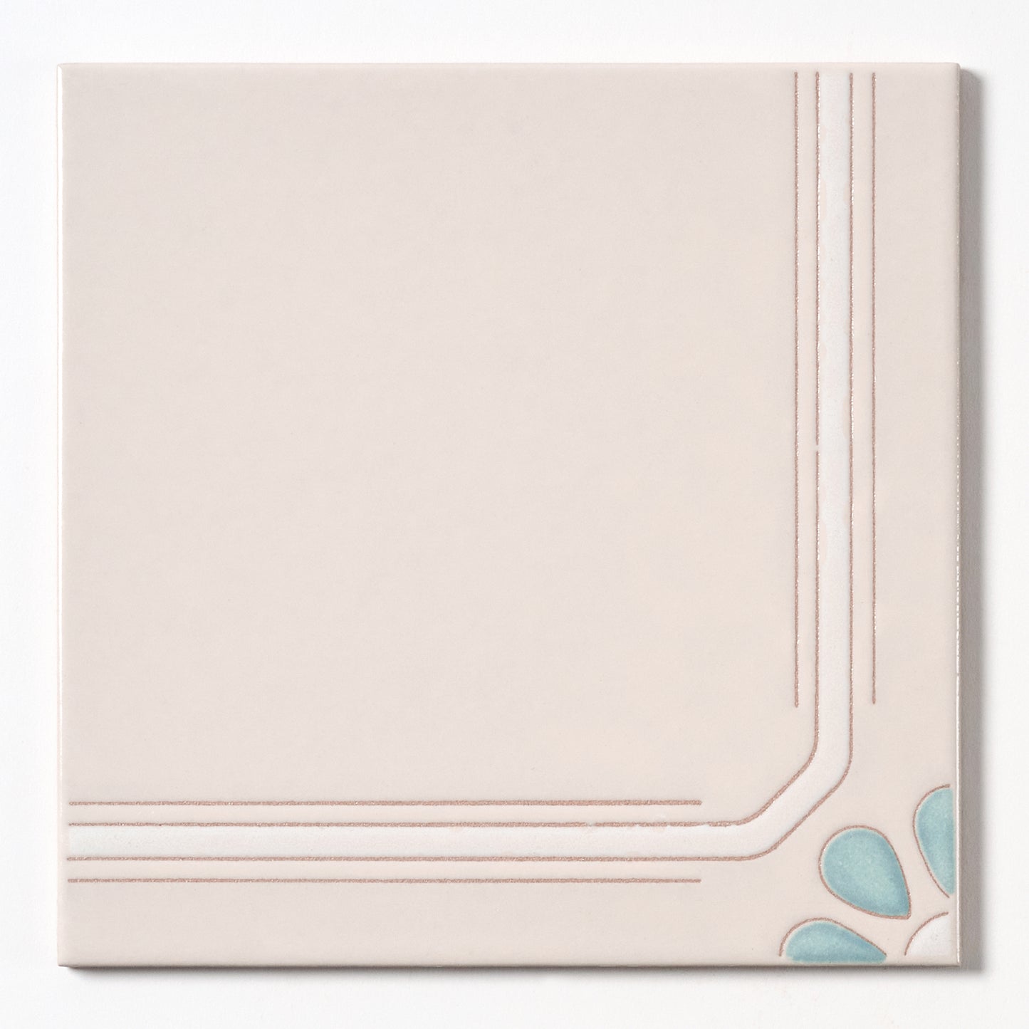 1980s "Connecticut" Italian Floral Floor Tile, 1116 Sq Ft Available - 18 Sq Ft Per Box