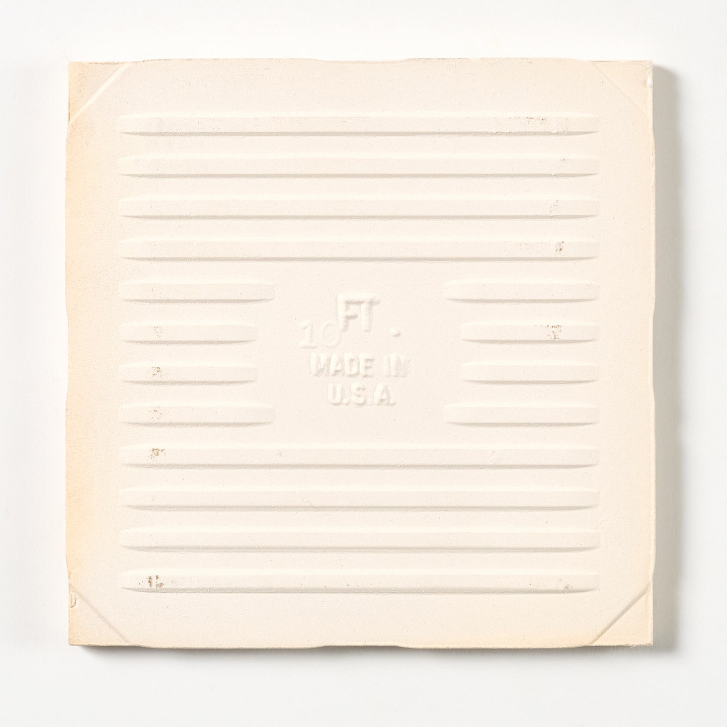 1960s FLORIDA TILE Matte White Wall Tile, 9 Sq Ft Available