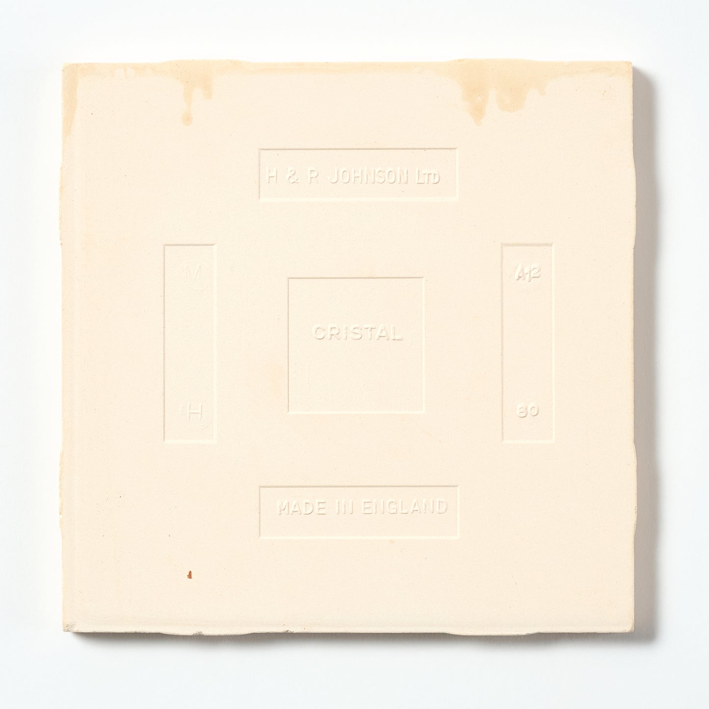 1960s H&R Johnson Cristal Series Champagne Wall Tile