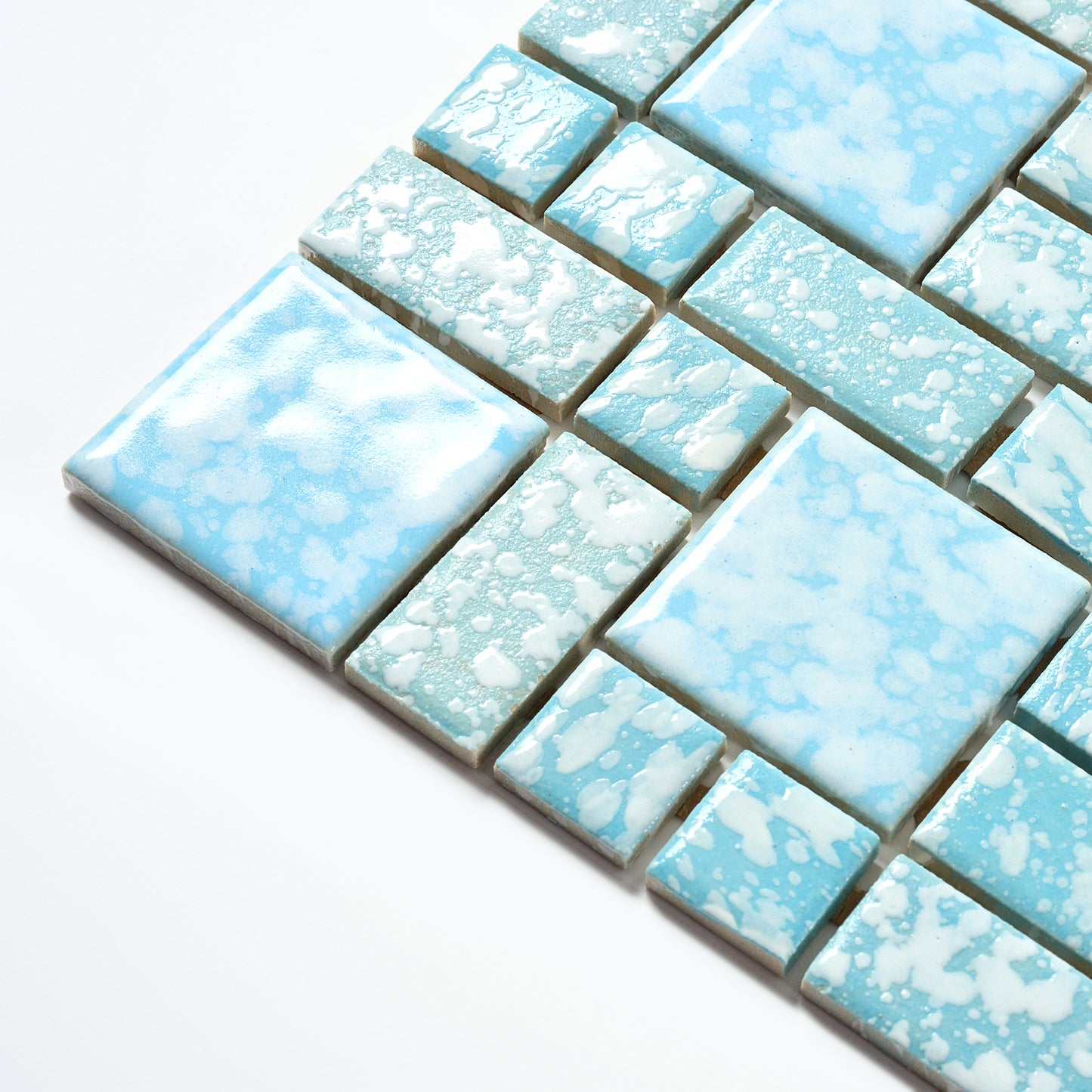 Vintage Blue Random Japanese 1960s Wall Tile